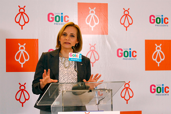 Goic dispara contra Piñera y se sorprende con Guillier como heredero de los presidentes de la Concertación