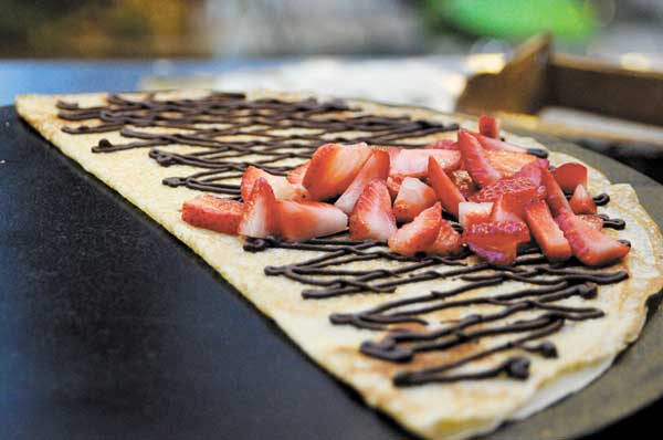 Gastronomía y pastelería francesa en Parque Araucano