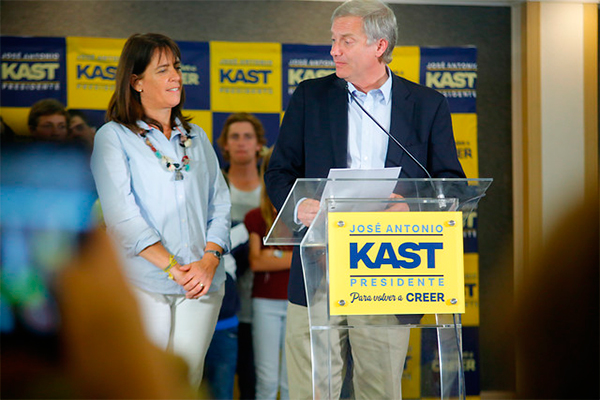 Kast compromete apoyo a Piñera: "Nuestro adversario es la izquierda que quiere llevarnos a la pobreza"