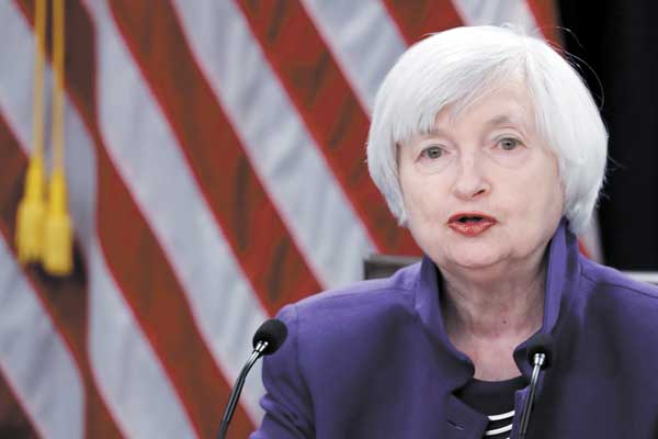 Fed mejora proyecciones para la economía de EEUU y Janet Yellen comienza a decir adiós