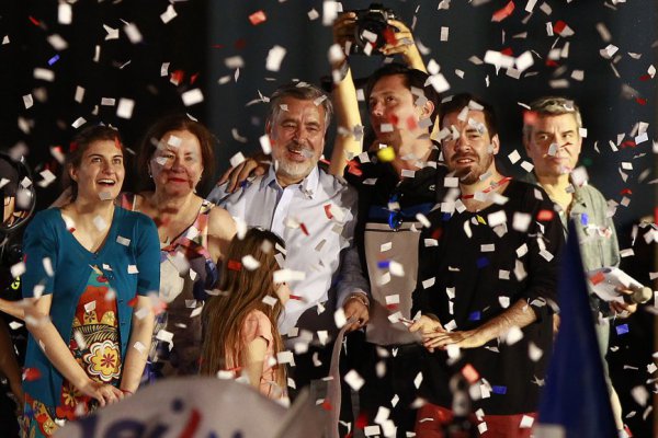 Imágenes del cierre de campaña de Alejandro Guillier