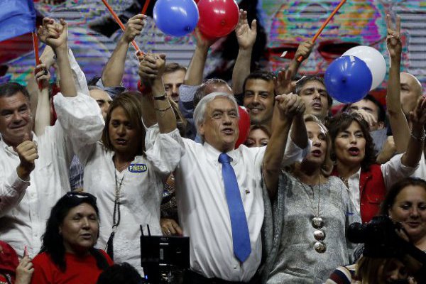 Cierre de campaña de Sebastián Piñera en fotos