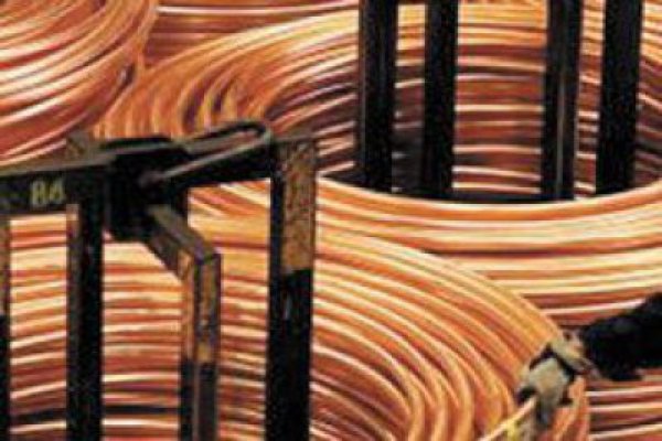 El precio del cobre encadena su octava alza consecutiva en Londres