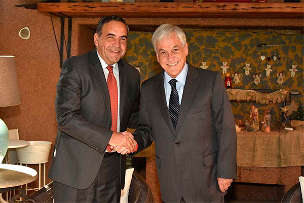 Fidel Espinoza tras reunirse con Piñera: "Nos farreamos la candidatura de Ricardo Lagos"