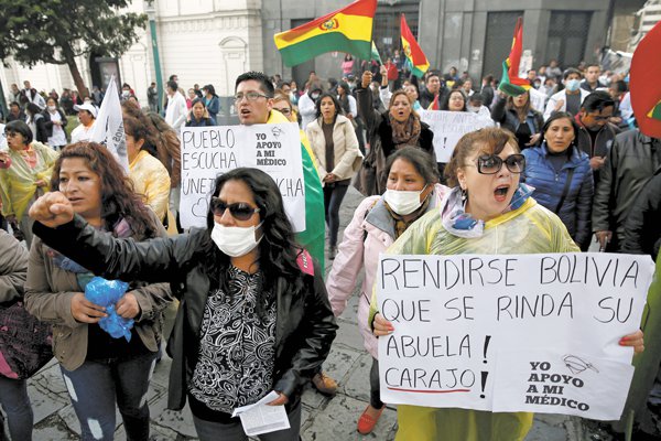 Protestas en Bolivia aumentan presión sobre Evo Morales