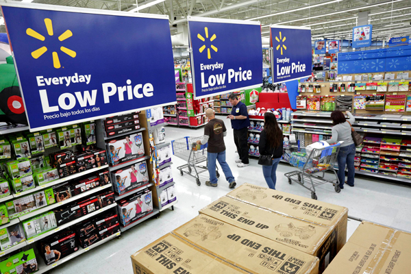 Walmart desacelera ventas online y acción cae