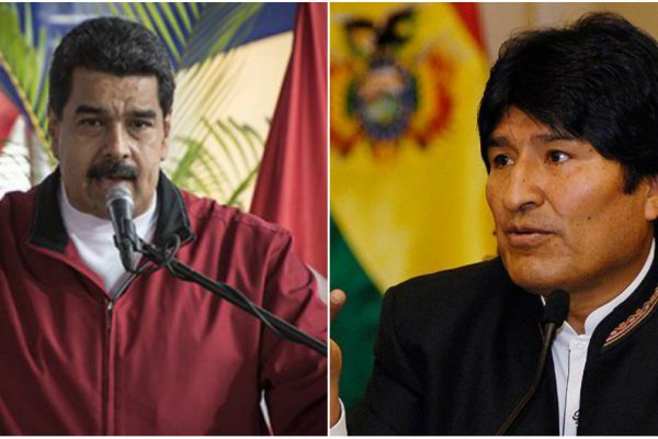Evo Morales celebra la candidatura de Nicolás Maduro y augura su triunfo