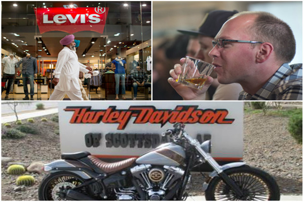 La UE responderá a Trump con aranceles a las Harley-Davidson, los Levi's y el bourbon