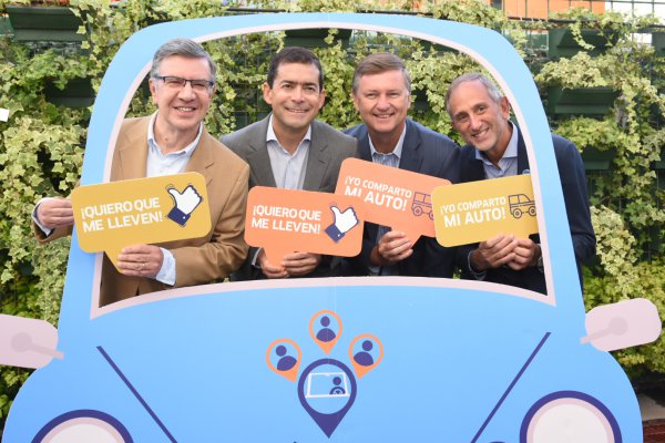 Trabajadores de Sura, Transelec y VTR podrán compartir viajes en auto desde y hasta sus trabajos