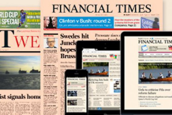 Financial Times destacado como el diario del año en los Premios de la Prensa Británica
