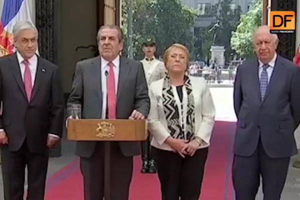 <p>Ahora en DF: Sebastián Piñera y expresidentes se pronuncian tras reunión respecto a los alegatos orales en La Haya</p>