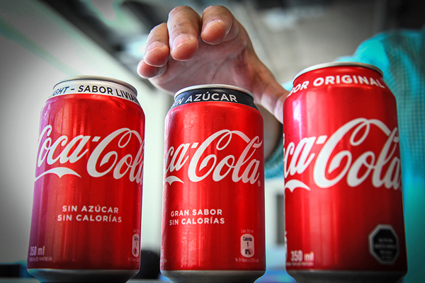 Coca-Cola innova en la región con productos sin azúcar