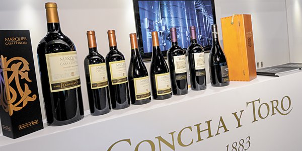 Vinos caros y menos promoción benefician a Concha y Toro