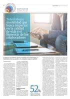 <p>Teletrabajo: modalidad que busca impactar en la calidad de vida y el bienestar de los colaboradores</p>