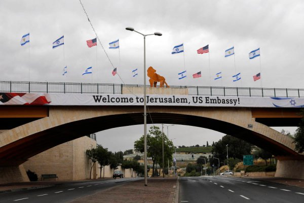 Miles de policías desplegados en Jerusalén por traslado de Embajada de EEUU