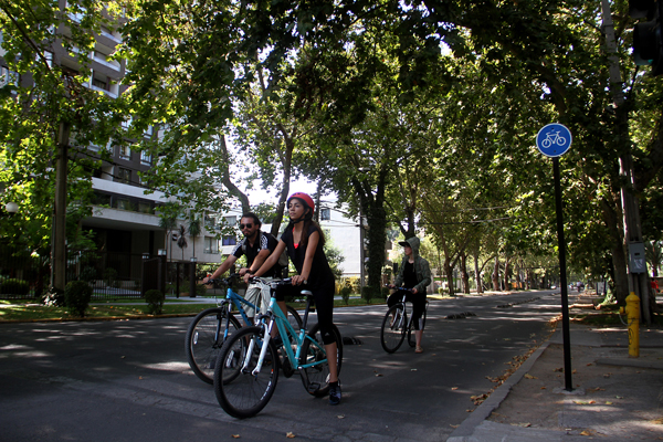 Extensión de las ciclovías crece casi 75% en cinco años en el Gran Santiago