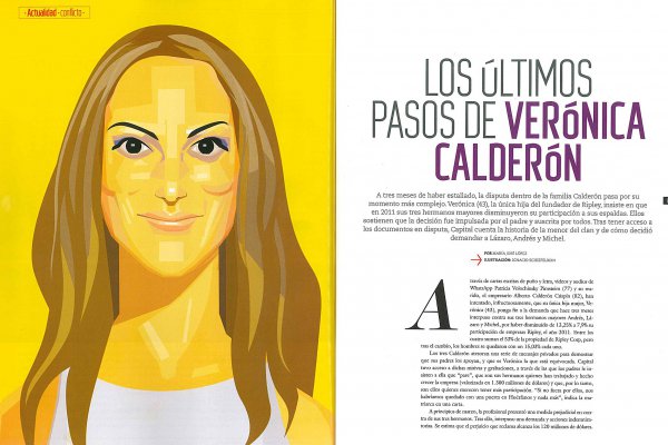 Los pasos de Verónica Calderón antes del acuerdo con sus hermanos