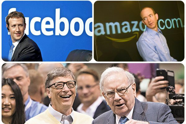 Cuánto demoran Bezos, Buffett y Gates en ganar lo que usted percibe en un año