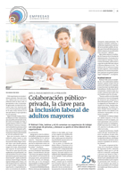 <p>Colaboración públicoprivada, la clave para la inclusión laboral de adultos mayores</p>