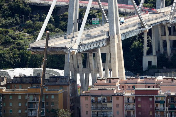 Concesionaria del puente que colapsó en Italia sufre violenta caída en bolsa y arrastra a constructora de Florentino Pérez