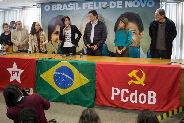 Avance de candidatos de izquierda golpea al real y la bolsa en Brasil
