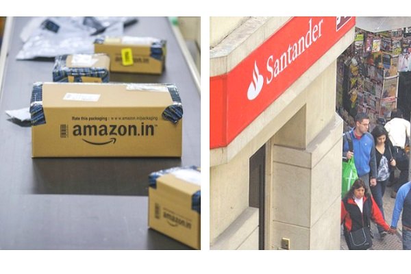 Santander logra acuerdo con Amazon para ventas con tarjeta