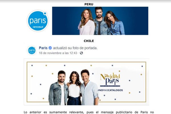 <p>Paris pierde disputa por campaña “No más catálogos”</p>