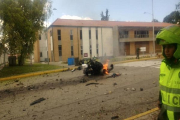 Muestran la magnitud del atentado con coche bomba en escuela de policías en Colombia
