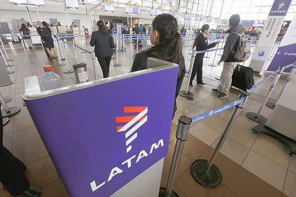 Tráfico aéreo de Latam sube 5,1% en enero