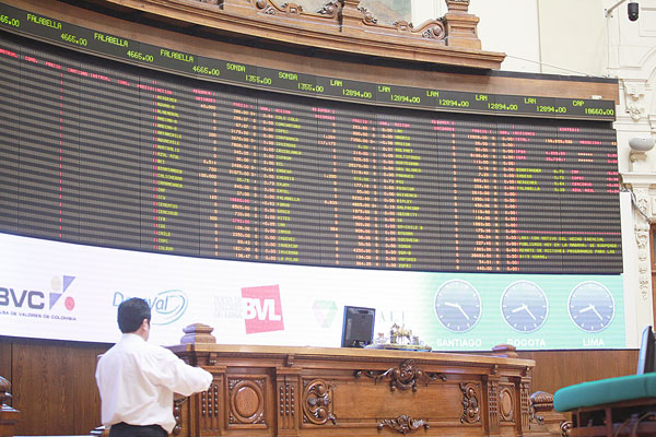 Bolsa registra menores montos transados en más de dos años