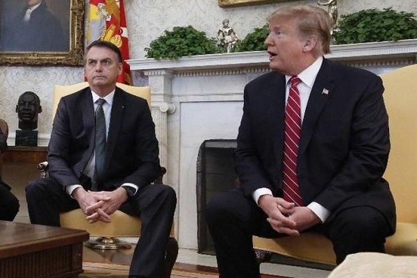 Trump promete apoyar entrada de Brasil a la OCDE y podría darle estatus oficial de aliado no OTAN