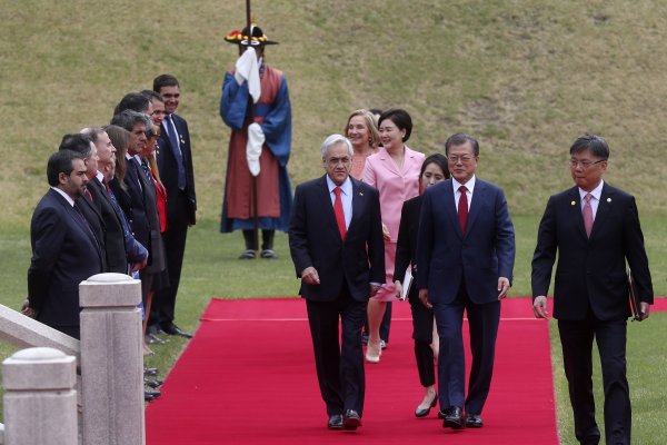 <p>Piñera fortalece los lazos con Seúl en comercio, tecnología y medio ambiente</p>