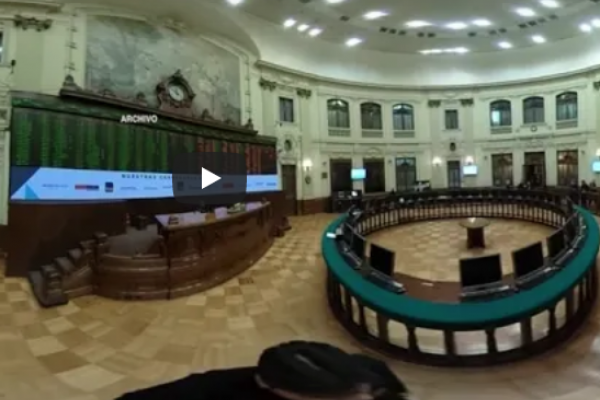 <p>Tour 360º de la Bolsa de Santiago</p>
