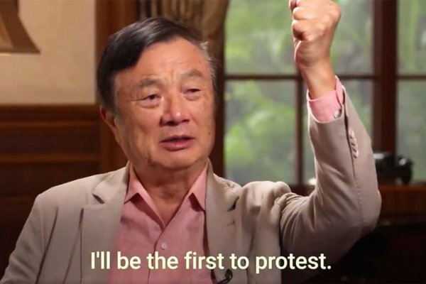 Fundador de Huawei levanta su puño: sería el primero en protestar si China toma represalias contra Apple