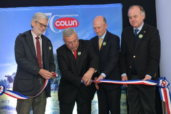 Colun cumple 70 años: inaugura planta en La Unión que aumentará capacidad de producción de leche