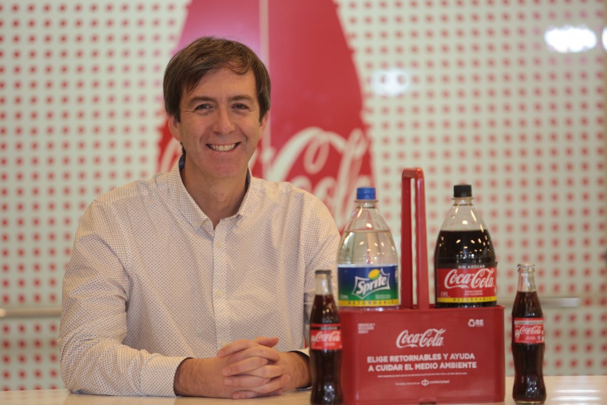 <p>Felipe Daniel, gerente técnico de Comercialización de Coca-Cola Chile</p>