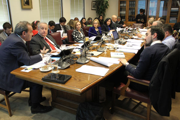 <p>La comisión de Trabajo del Senado sesionó ayer.</p>