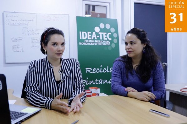 #DFcumple31: Las químicas chilenas que innovan con pinturas hechas de plumavit
