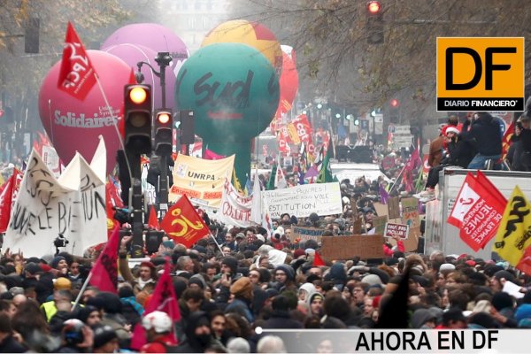<p>Ahora en DF: Francia amanece paralizada tras llamado a huelga contra la reforma de pensiones</p>