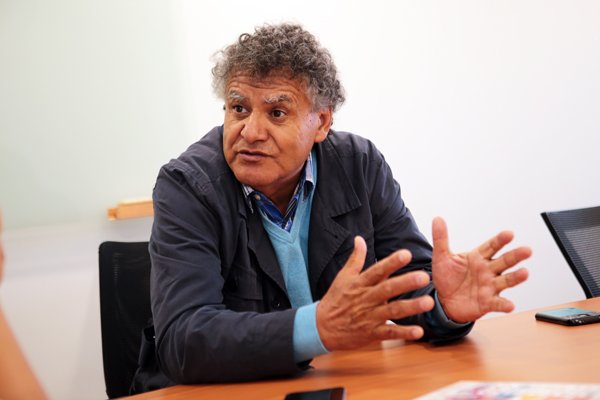 <p>Raimundo Espinoza, histórico dirigente de los trabajadores de Codelco.</p>