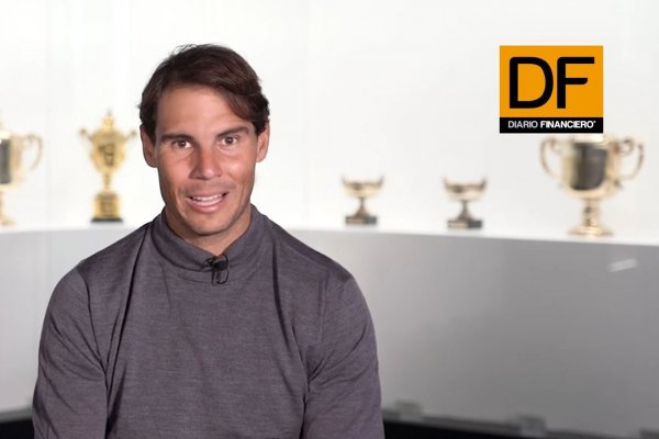 <p>Ana Botín le da la bienvenida a Rafael Nadal como embajador global de Santander</p>