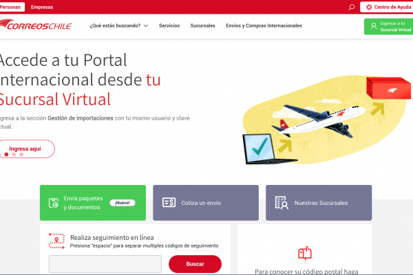 Correos Chile abre plataforma online para tramitar envíos y reducir tiempos de atención