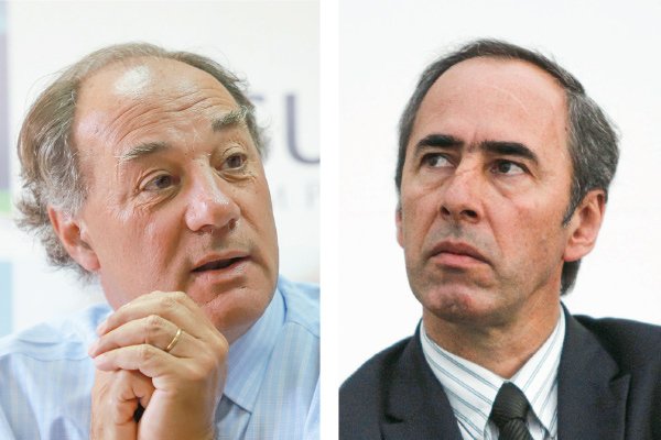 <p>Juan Sutil, candidato de la SNA y Sonami. Ricardo Mewes, candidato de la CNC.</p>