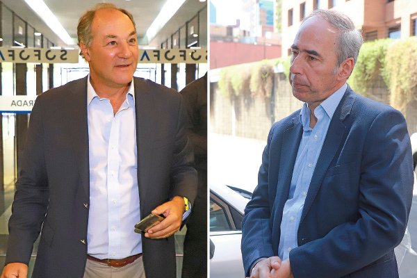 <p>Juan Sutil, candidato de la SNA. Ricardo Mewes, candidato de la CNC.</p>