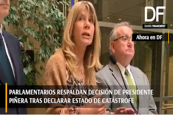 <p>Parlamentarios respaldan estado de catástrofe pero piden “aliviar” gastos de los chilenos</p>