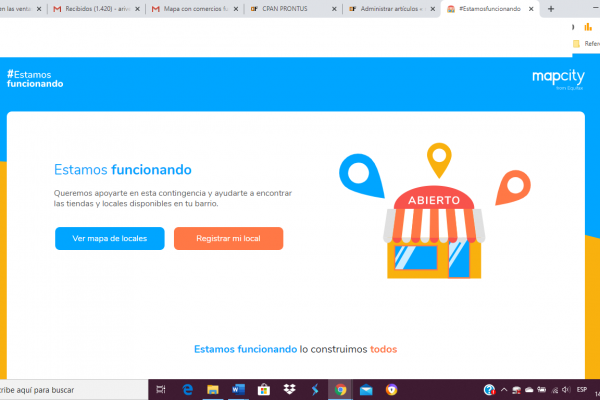Mapcity lanza app para a encontrar comercios que siguen atendiendo