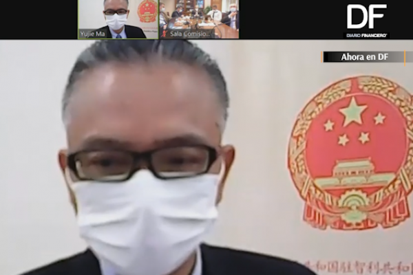 <p>Ahora en DF: Embajador Xu Bu descartó donación de ventiladores mecánicos de China a Chile</p>