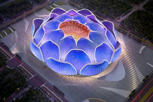 Como una flor: China comienza la construcción del estadio de fútbol más grande del mundo