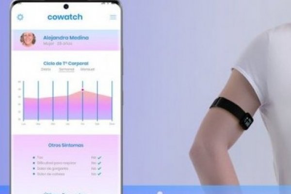 Startup crea solución que mide la temperatura con un brazalete y monitorea desde el celular el riesgo de Covid-19
