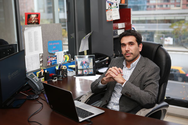 <p>Mario Miranda, CEO de Ecomsur.</p>